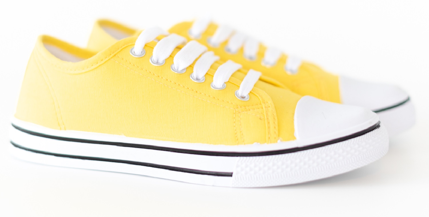 Yellow best sale plimsolls womens